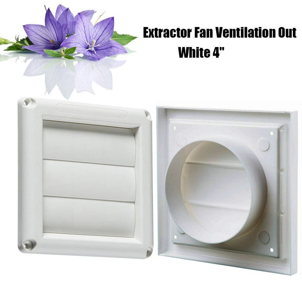 Gravity Flaps External Wall Vent Cover With For Exhaust Ventilation