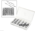 1000pc 1/8 Blind Pop Rivet Assortment for Hand & Air Riveter w/ Storage Case