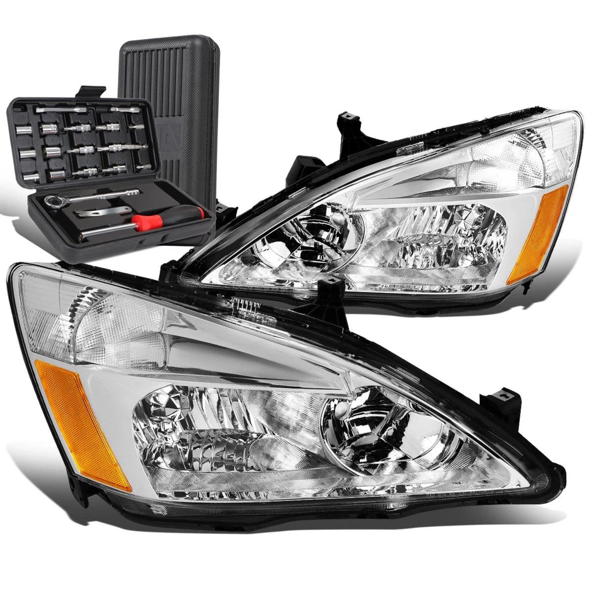 For 2003-2007 Honda Accord Pair Chrome/amer Signal | Built Supply Co