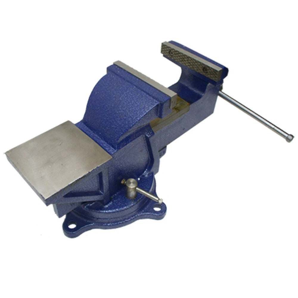 5" Swivel Vise With Anvil Table Top 120 Degree Rotation