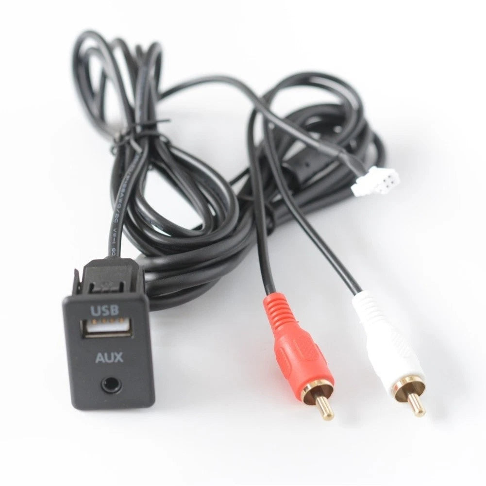 4p Navigation Interface Cable With Usb For Port And 2rca Male Audio