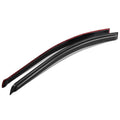Fit 06-11 Honda Civic Coupe Glossy Black 3M Adhesive Tape 2 Window