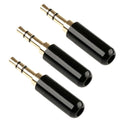 3.5mm Gold Plated Copper Male Stereo Mini Jack Plug Soldering