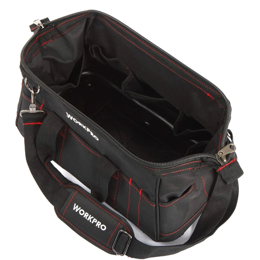 Workpro 16" Zipper Wide Mouth Tool Storage Bag Case | Built Supply Co