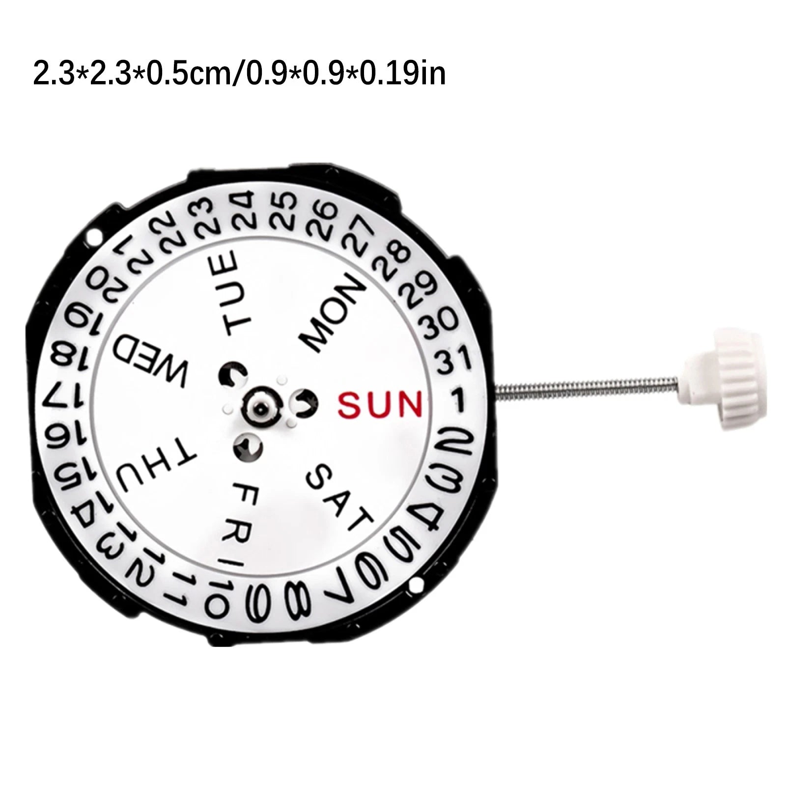 Sl28 26mm Dual Calendar Day & Date @ 3 Replacement Quartz Watch