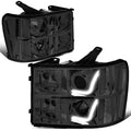 For 2007-2014 Gmc Sierra Smoked Clear Signal 3d Led | Built Supply Co