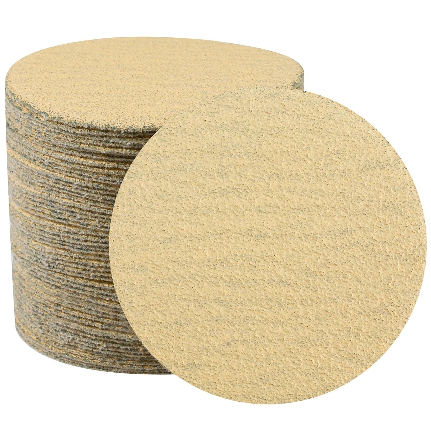 50pc 3 Inch Hook and Loop Sanding Discs 40–1000 Grit by Unbranded