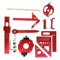 9pc Aluminum Woodworking Layout Tool Set