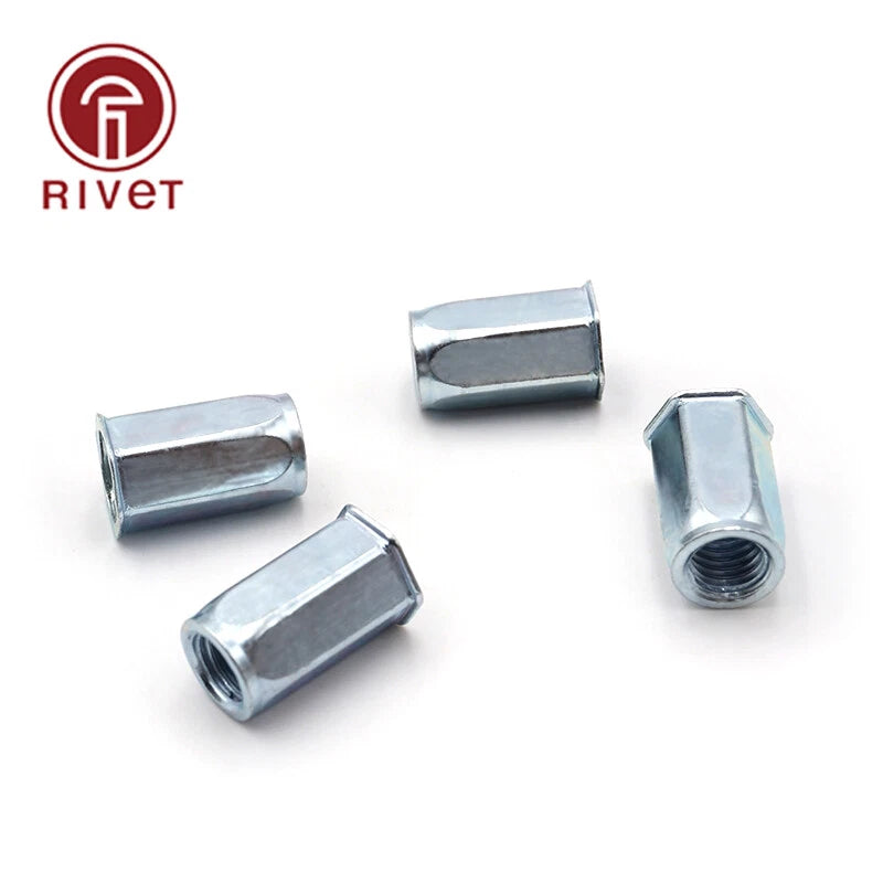M4/m5/m6/m8/m1<wbr/>0 Plating Carbon Steel Hex Hexagon Head Rivet Nut