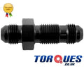 AN -3 (AN3 AN 03) STRAIGHT Black Bulkhead Fitting