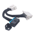 15cm Obd2 16pin Extension Cable 1 To 2 Spliter Obdii Connector Male