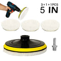 With Hooks & Loops Polishing Pads Soft 5 Inch Mop Kit For Car Polisher