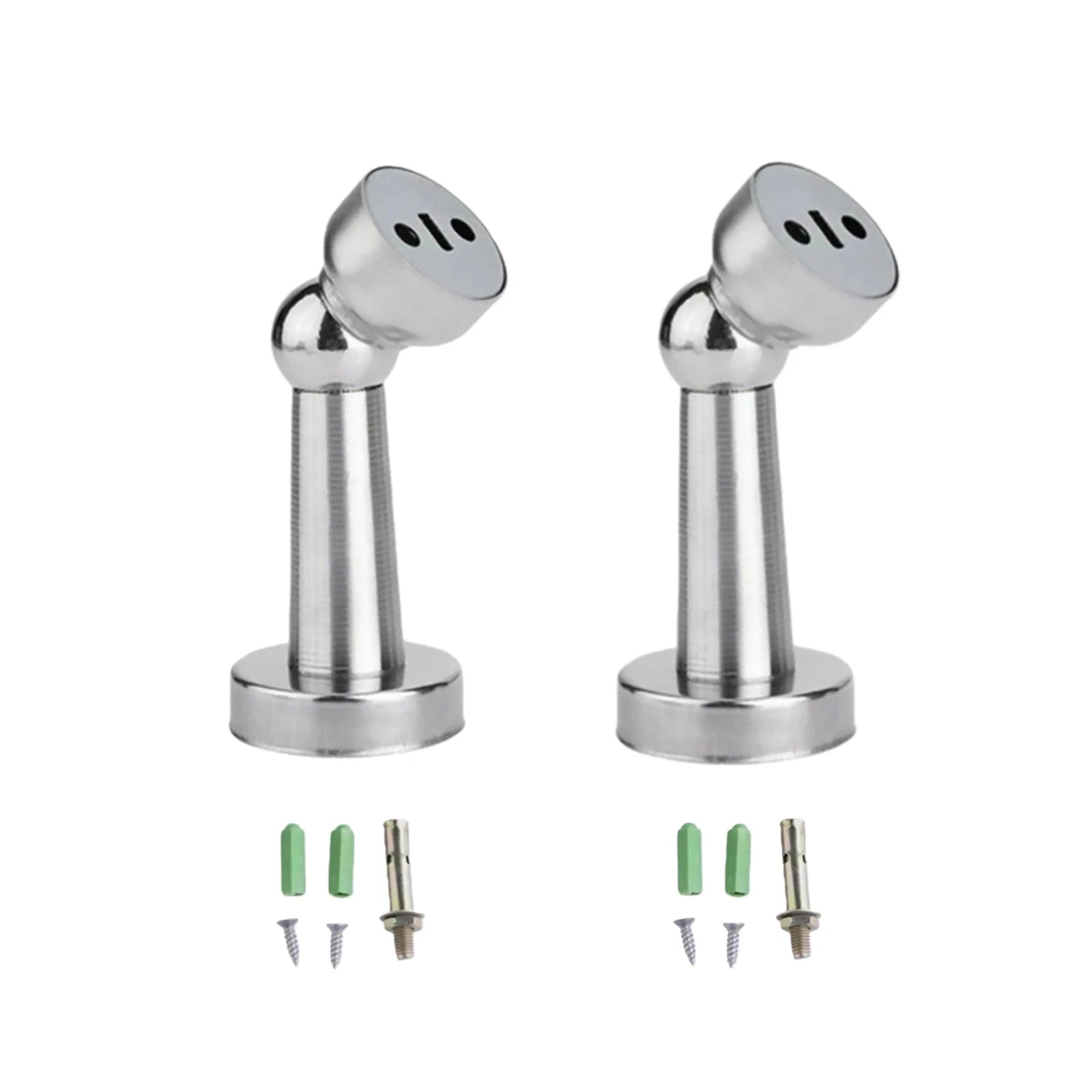 Stainless Steel Magnetic Door Stopper Set For Floor And Door Mount Kit
