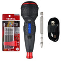 Vessel Cordless Electric Screwdriver High Torque 5pc Bit Set