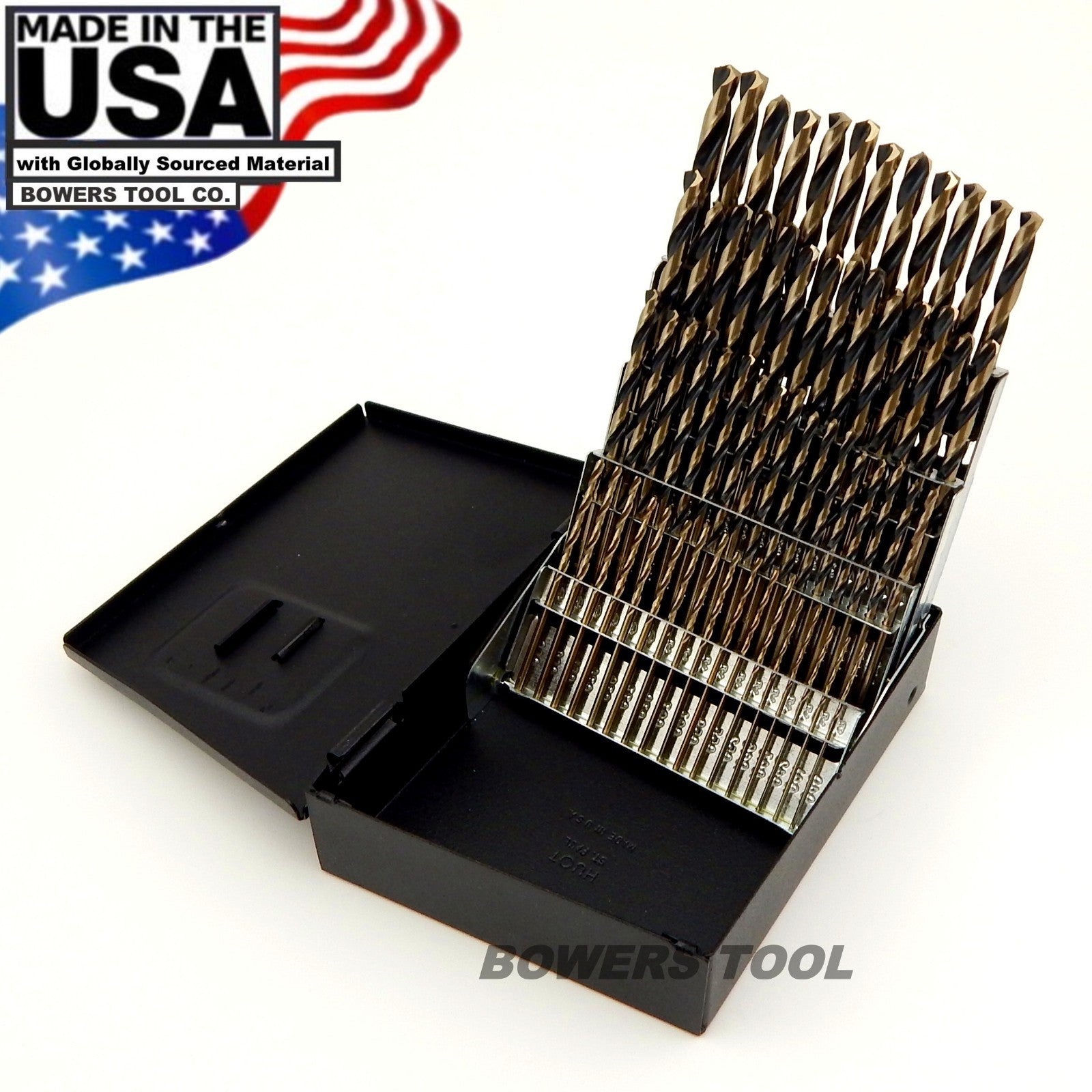 Norseman 60pc HI-Moly Wire Gauge Drill Bit Set