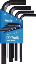 Eklind Metric Hex Wrench Key Set 9pc