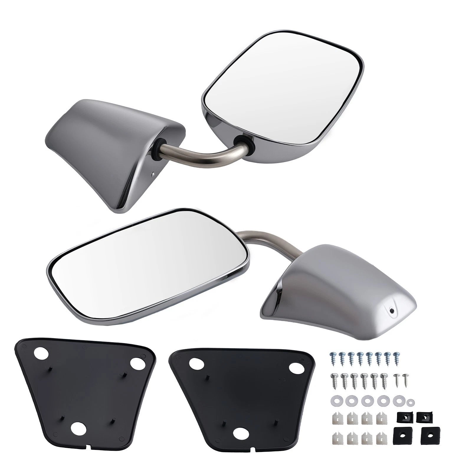 Manual Side View Mirror for GMC Yukon Denali 1999-2000 15697332 Chrome