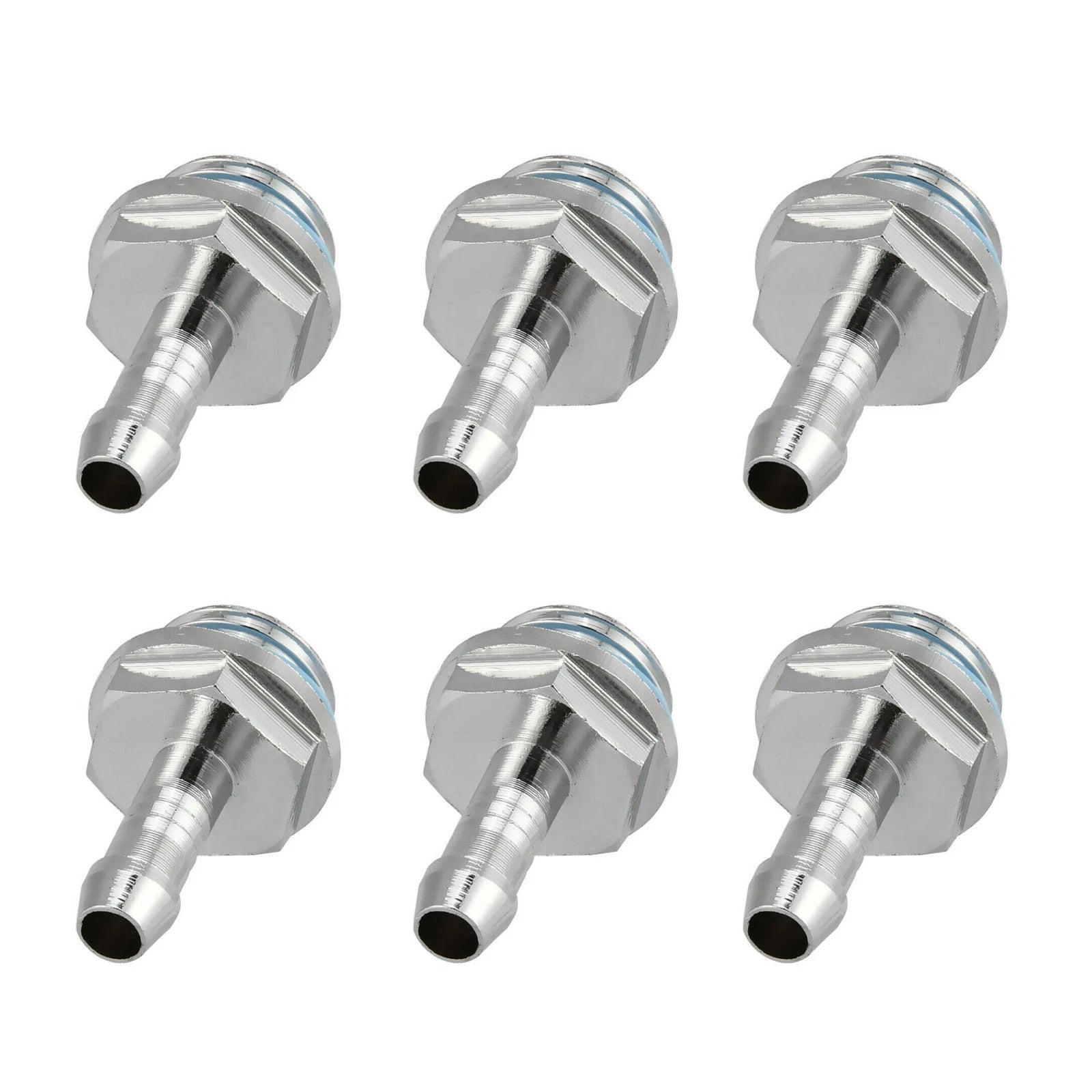 6 Pack Barb Fittings Connector Replacement Parts For Pc Water Tank