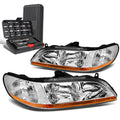 For 1998-2002 Honda Civic Pair Chrome/amber Signal | Built Supply Co