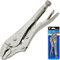 BlueSpot 250mm Curved Locking Mole Grip Vice Plier by BlueSpot
