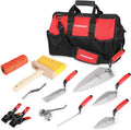 Goldblatt Masonry Hand Tool Set Organized In Tool Bag Labor-saving New