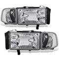 Fit 1994-2002 Dodge Ram Pickup Truck Chrome Housing | Built Supply Co