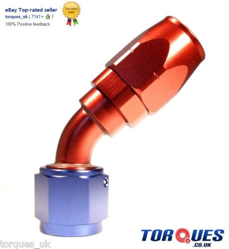 AN-10 45 Degree Swivel Seal Hose Fitting by Unbranded