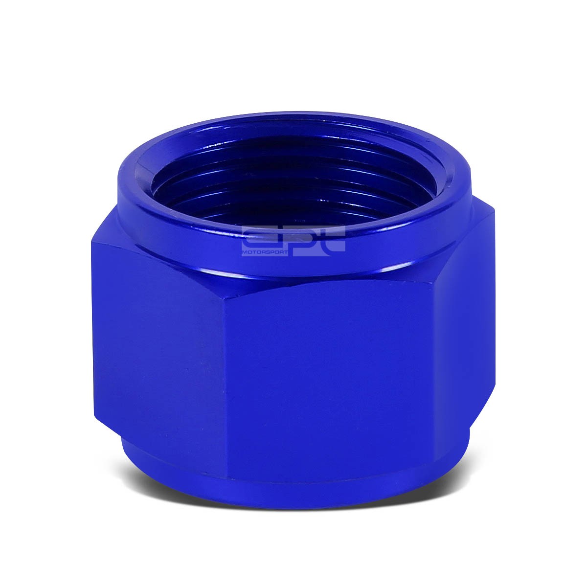 Fit Aluminum/Steel Hard Line Blue 10-An 5/8" Tubing Sleeve Nut Flare
