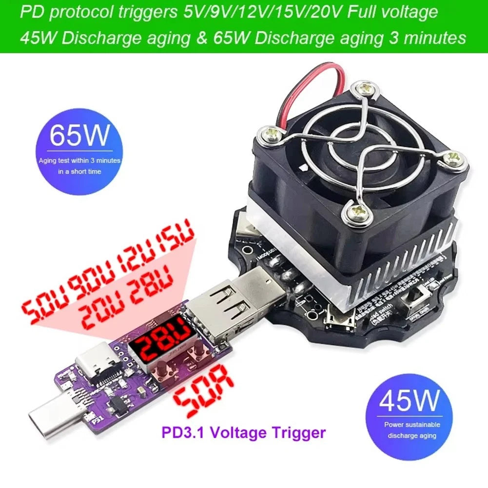 For Supply Testing 65W Usb Tester Pd3.1 Trigger Multi-turn