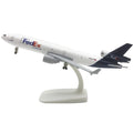 For Fedex Md-11 Aircraft Model 20cm Diecast 1/400 Scale With Stand