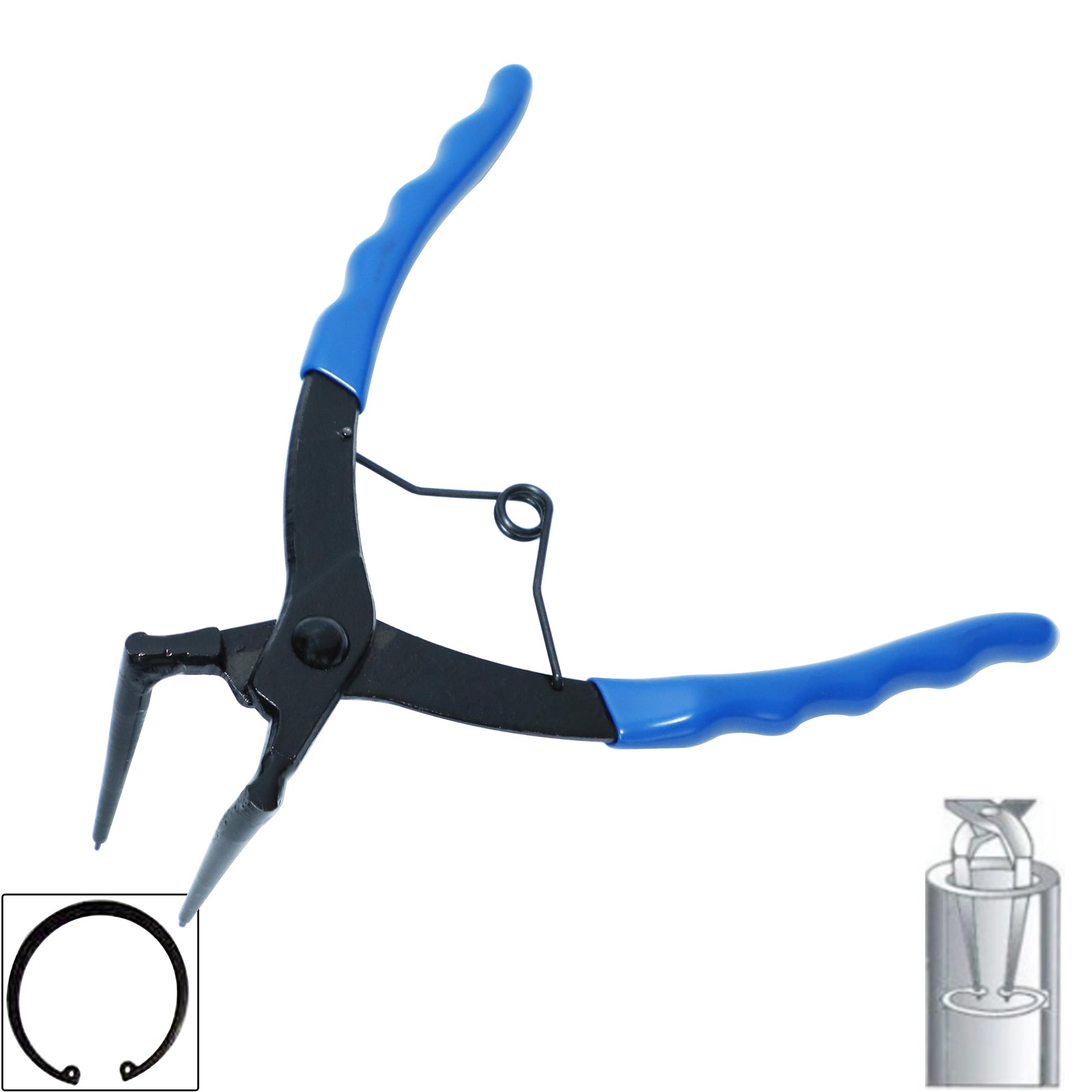 Long Nose 90° Bent Retaining Snap Ring Pliers Internal Clip Circlip