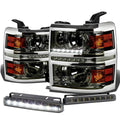 Smoked Projector Head+drl+bumpe<wbr/>r+LED Fog | Built Supply Co