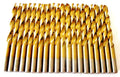 Hitachi Titanium 21/64" High Speed Steel Drill Bits - 20 Pack by Hitachi