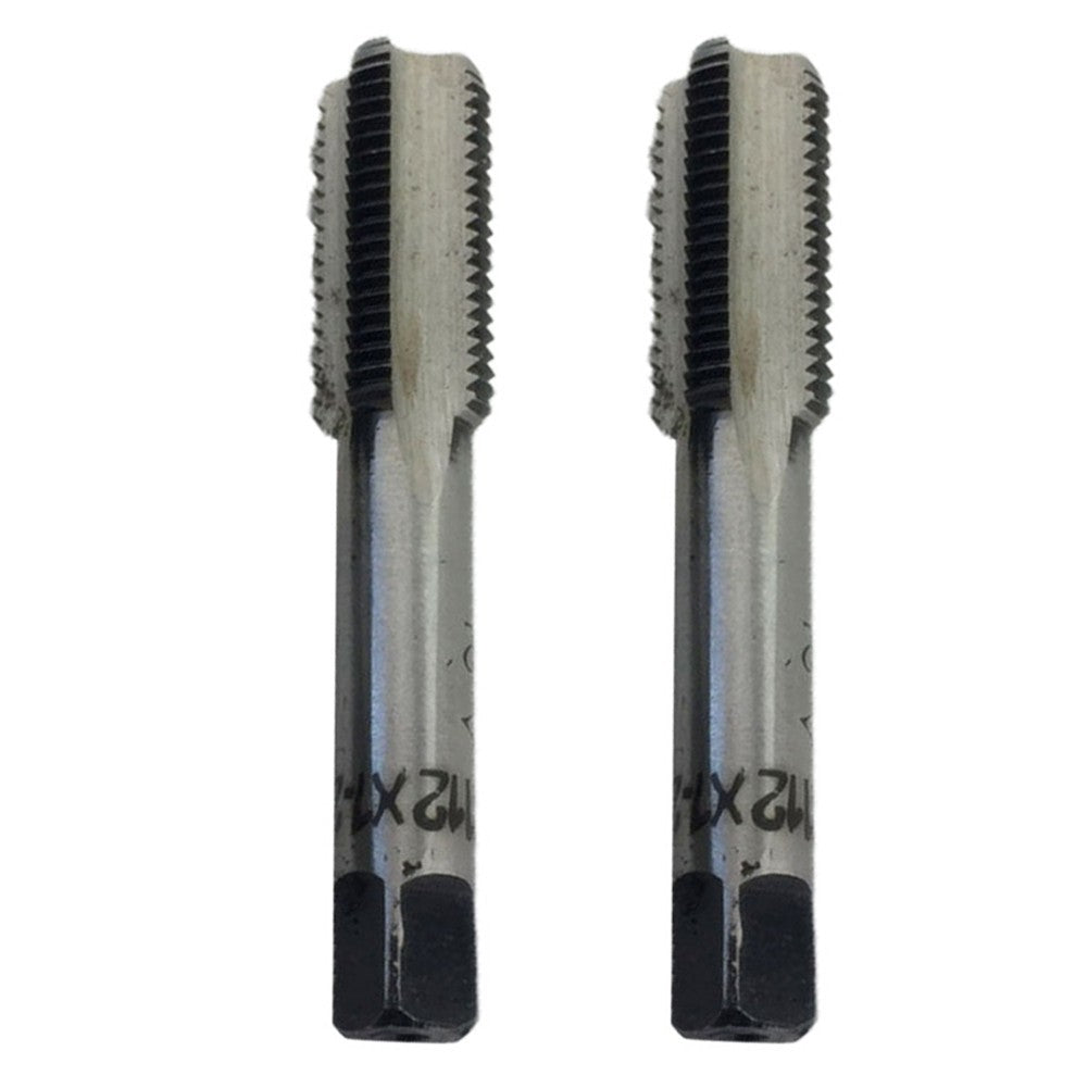 HSS 12mm x 1 25mm Metric Taper & Right Hand Thread Tap Set of 2 for WorkmanshipO