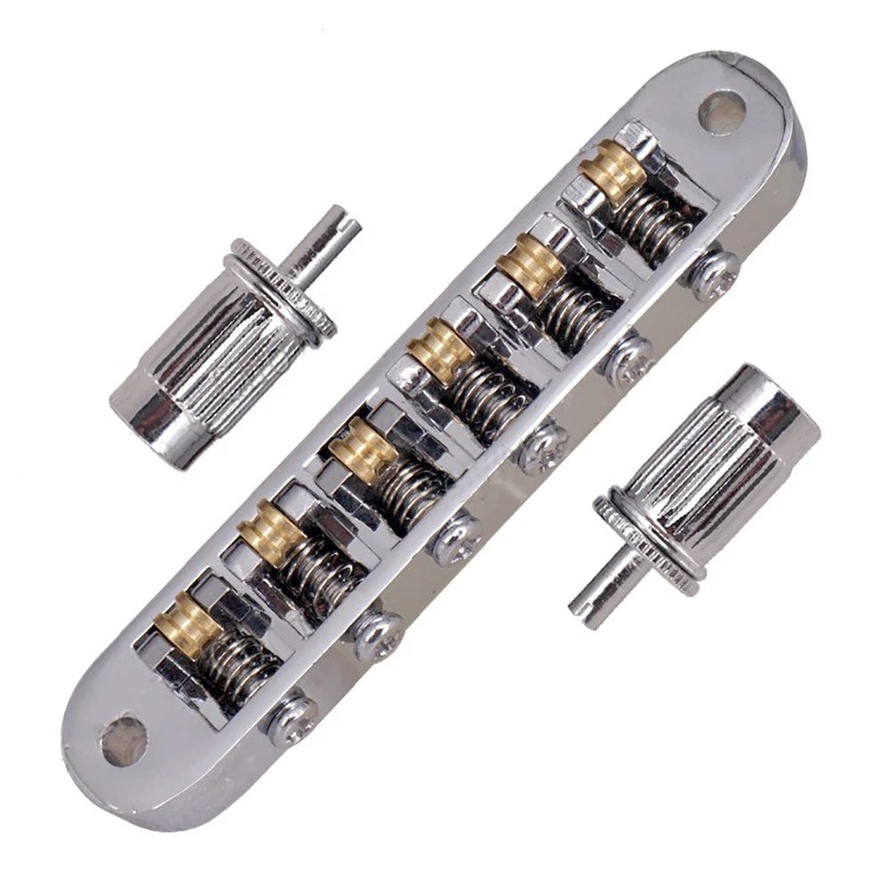 6-in-1 Roller Bridge Tremolo Saddles With Two Posts For Lp Epi