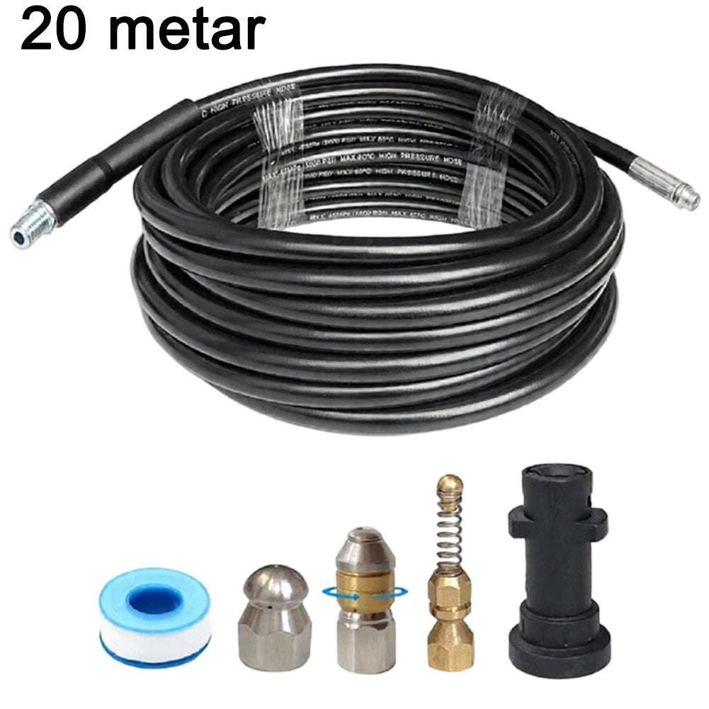 Drain Cleaning Hose Set For Karcher To K5 Pressure Washers High