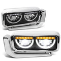 Fit 81-21 Peterbilt 359 379 389 Led Halo Ring Drl | Built Supply Co