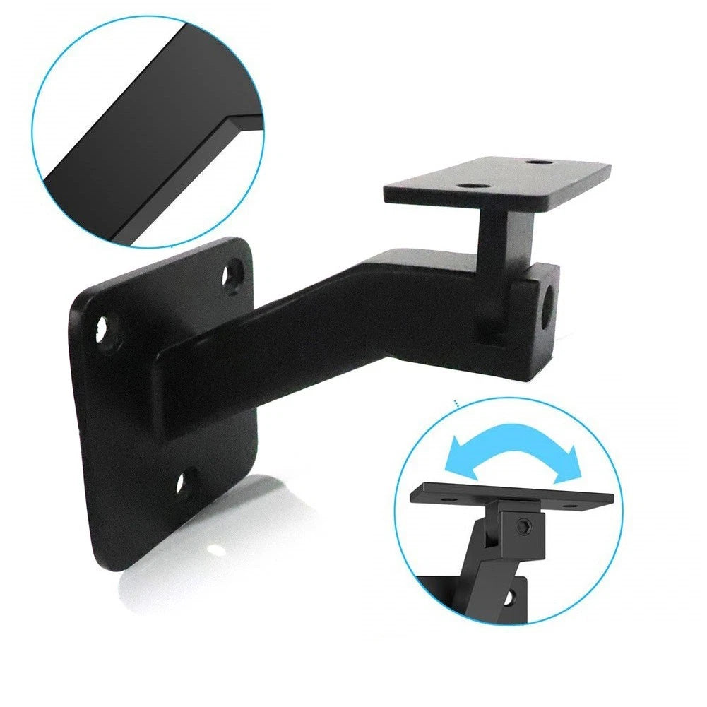 Stylish Black Handrail Brackets For Indoor Stairs Or 4 Swivel Design