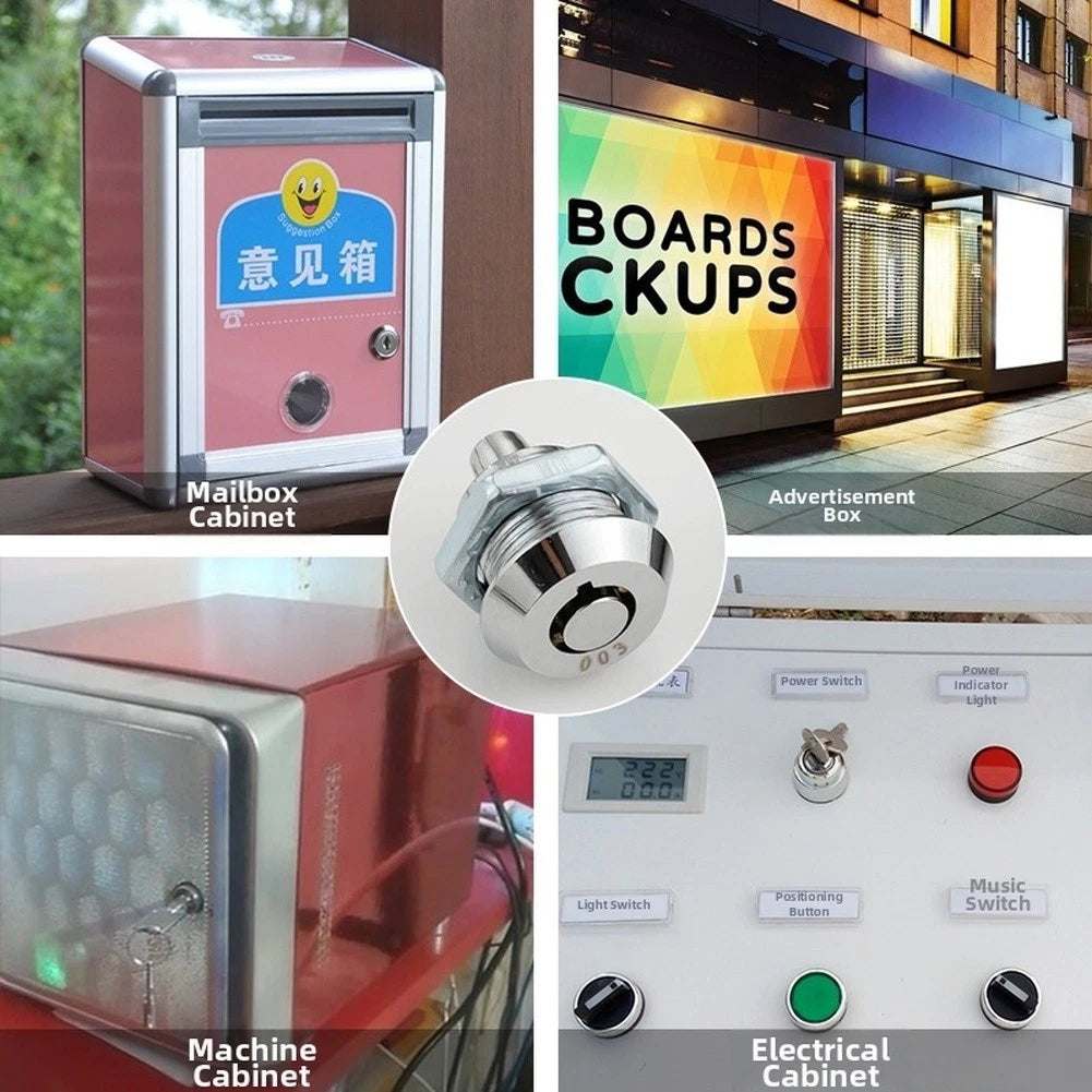 For Mini Push Press Lock For Advertising Light Boxes Zinc Alloy