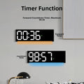Digital Led Clock With Positive Reverse Countdown Timer Time Date