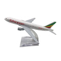 1/400 15cm Aircraft Ethiopian Cargo B777f Alloy Simulation Plane