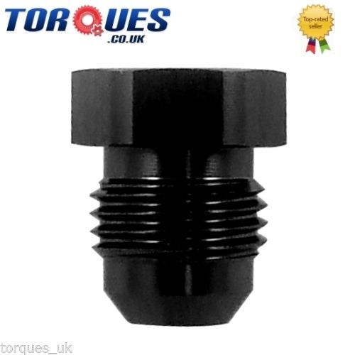 AN -16 (AN16 1-5/16" UNF JIC -16) Flare Hex Head Port Plug - Black