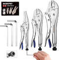 WORKPRO 3-Piece Plier Set - Long Nose, Curved Jaw, Fast Release by WORKPRO
