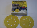 25 SIAFAST 5" HOOK & LOOP SANDING DISCS 8 HOLE 120 GRITOpens in a new window or 