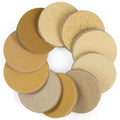 25 PCS 3 Inch Hook and Loop 40-600 Grit No Hole Sanding Discs for