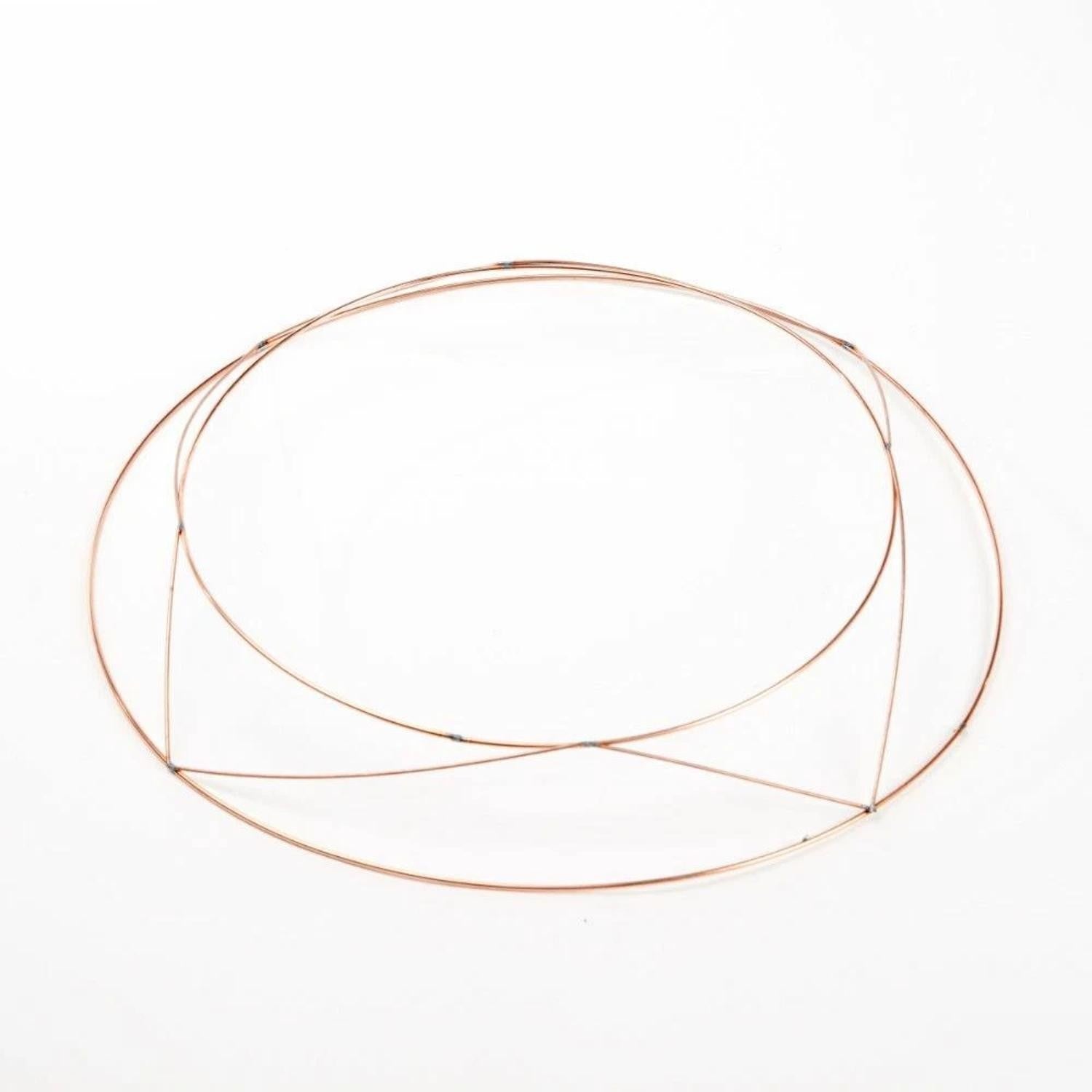 Raised Wire Wreath Rings 12" 30cm Wreath Making Raised Copper