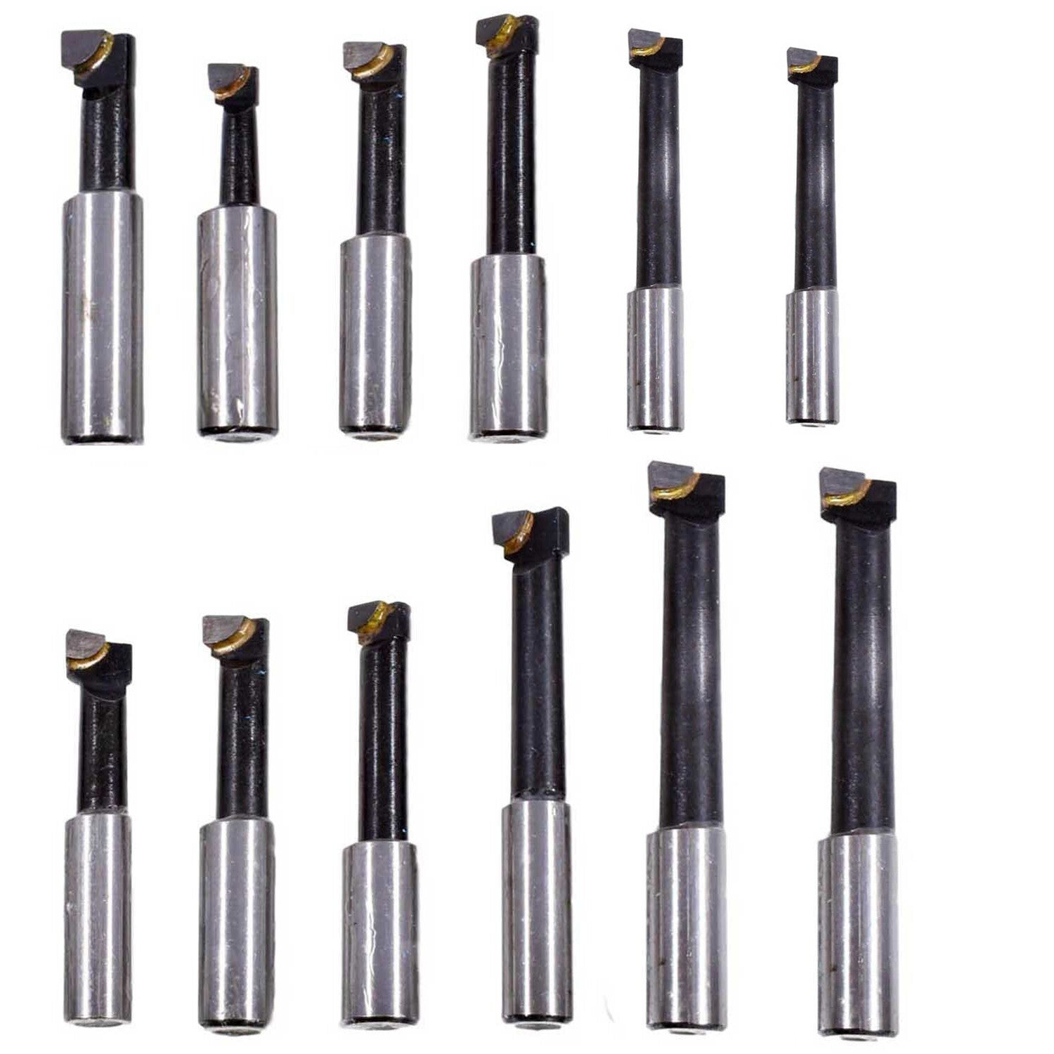 3/4 Shank Boring Bar Carbide Tips 12pcs Set