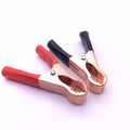 2/10/ 50a Car Clips Clamps Crocodile For Battery Chargers 80mm Au
