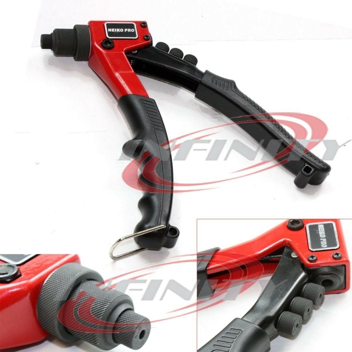 9pc Metric 1/4-Drive Deep Socket Set with Storage Rake