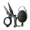 FLISSA Mini Fishing Pliers w/Fly Fishing Zinger Retractor Fish Hook Remover Tool